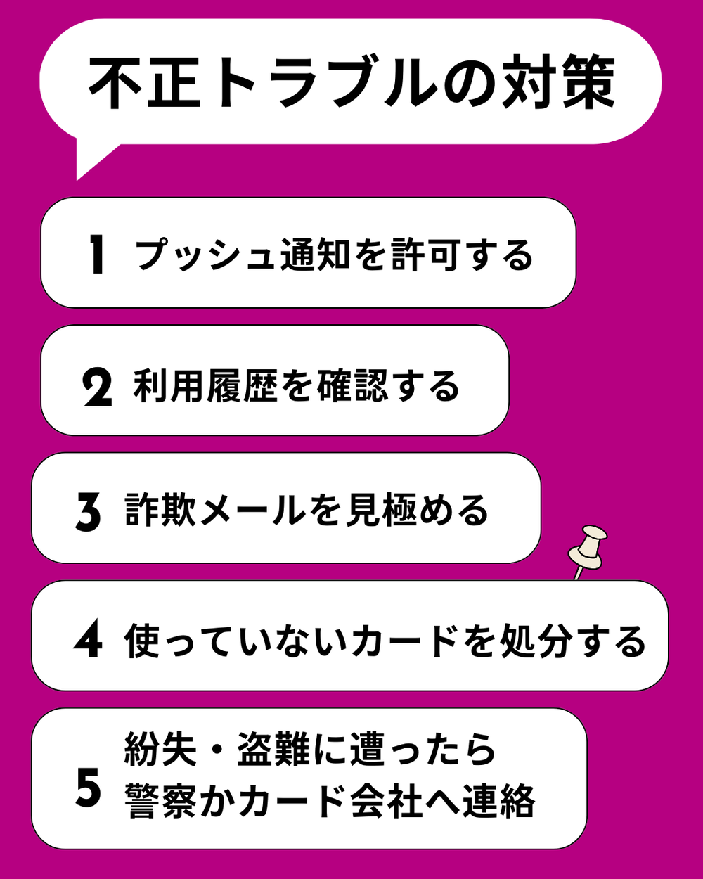 不正利用を確かめる方法