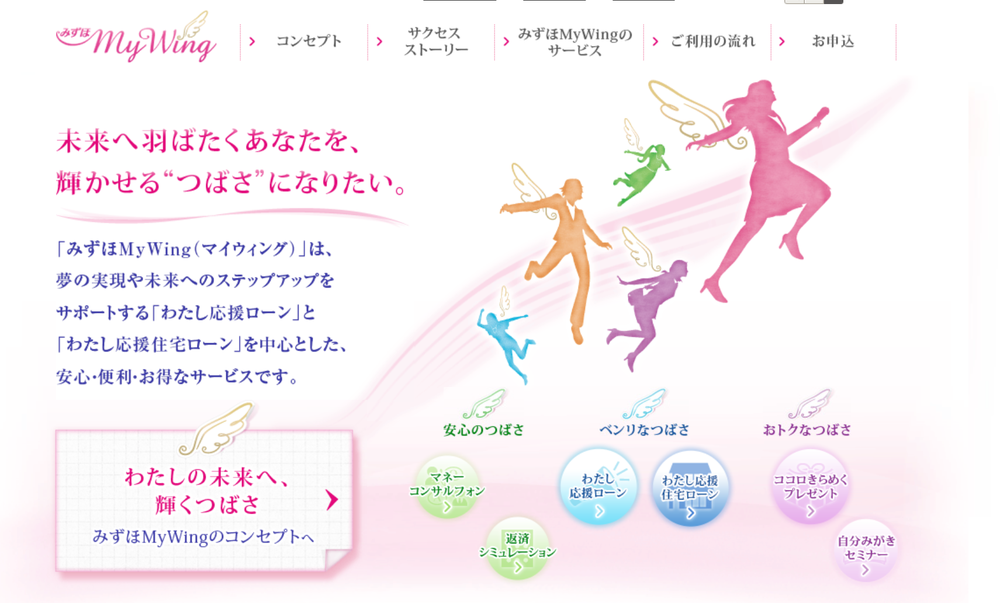 Mywing スクショ
