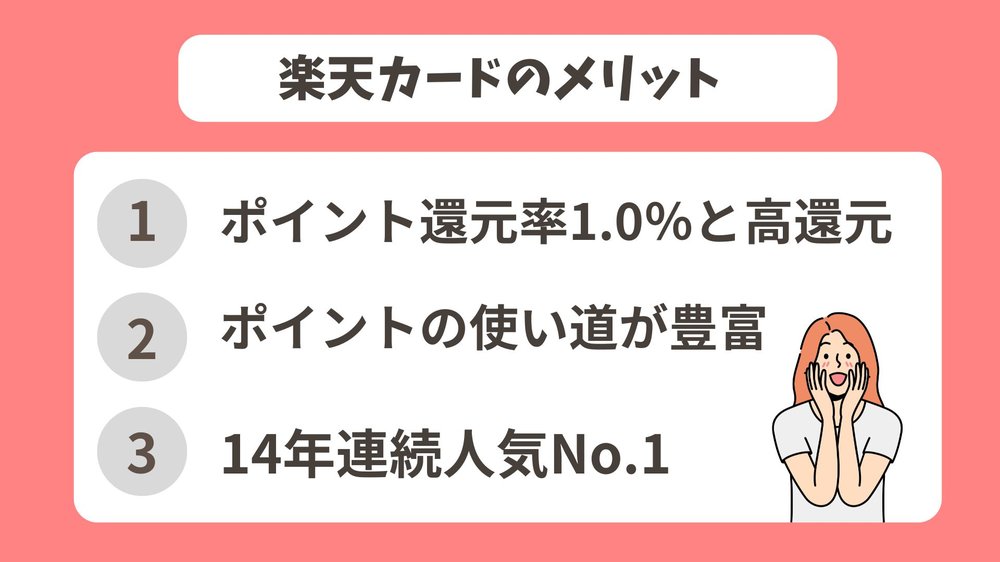 楽天カードメリット