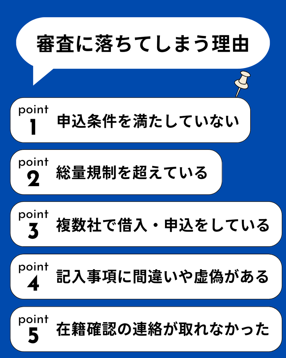 みずほ銀行カードローン審査に落ちてしまう理由