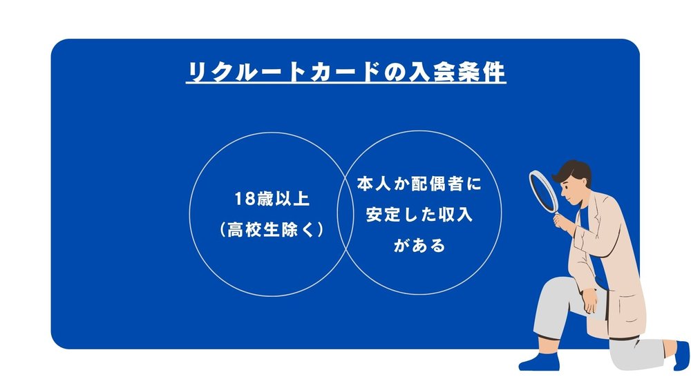 リクルートカードの入会条件